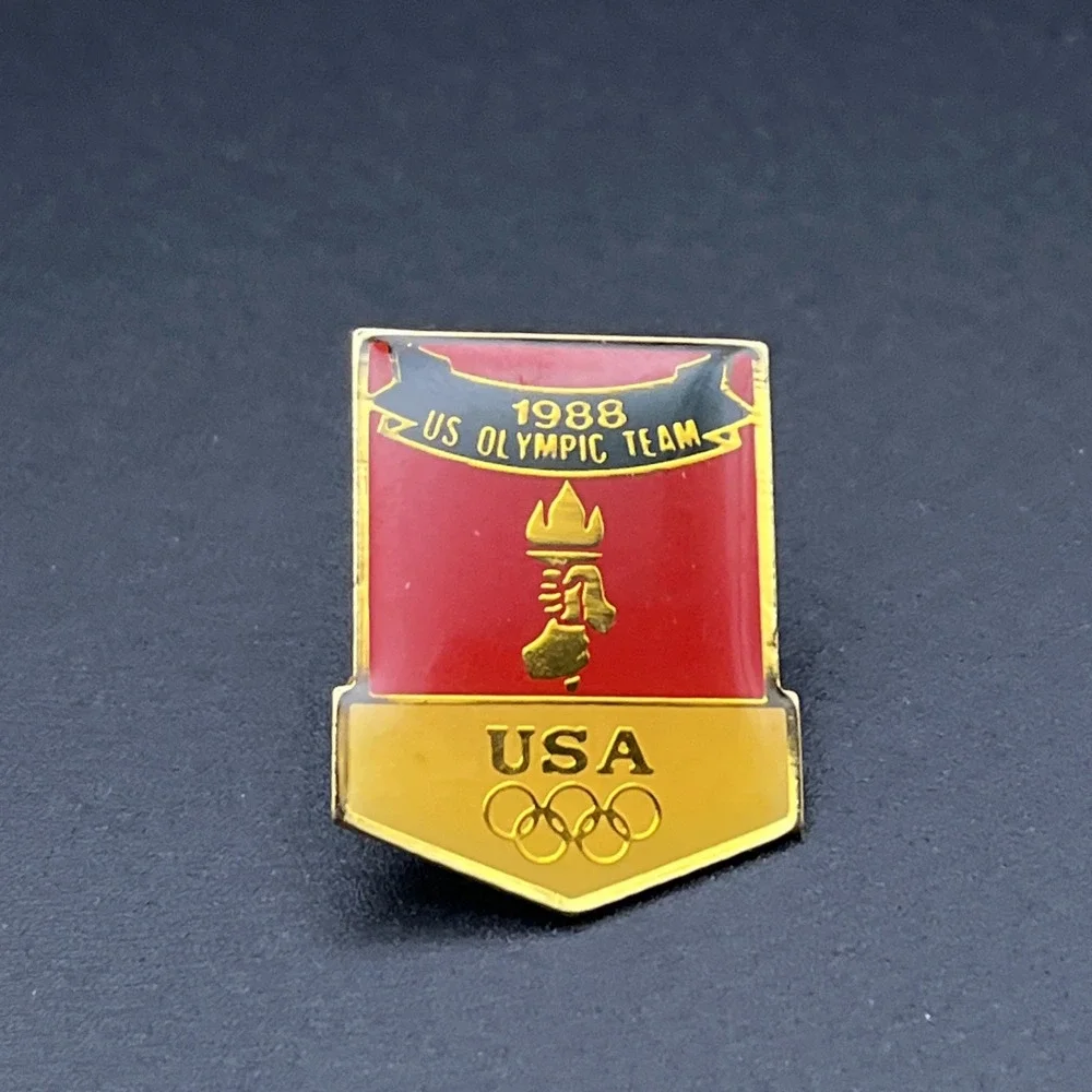 1988 Seoul Olympics Team USA U.S. Olympic Team Lapel Hat Pin‎